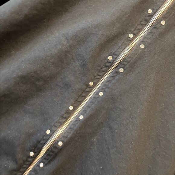 Liz & Me Sport Jacket Plus Size 5X 34/36 Mandarin Collar Crystal Studs Full Zip - Picture 4 of 9